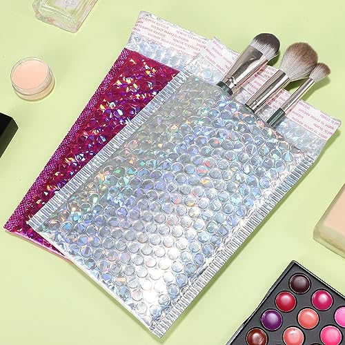 ULTECHNOVO Envelopes Acolchoados De Bolhas Holográficas De 16 Peças Envelopes Acolchoados Envelopes