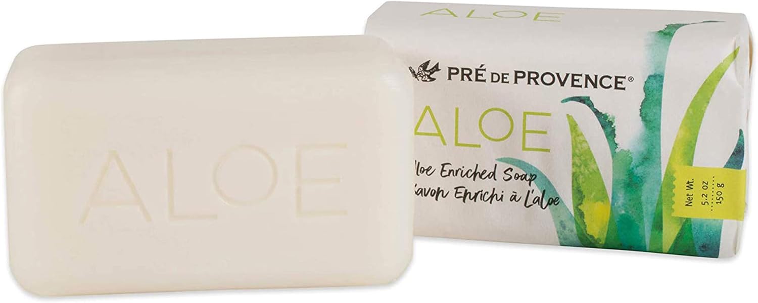 Organic Aloe Collection Hydrating Enriched Daily Bar Soap (5.2oz), Fresh Cucumber Scent - Image 2