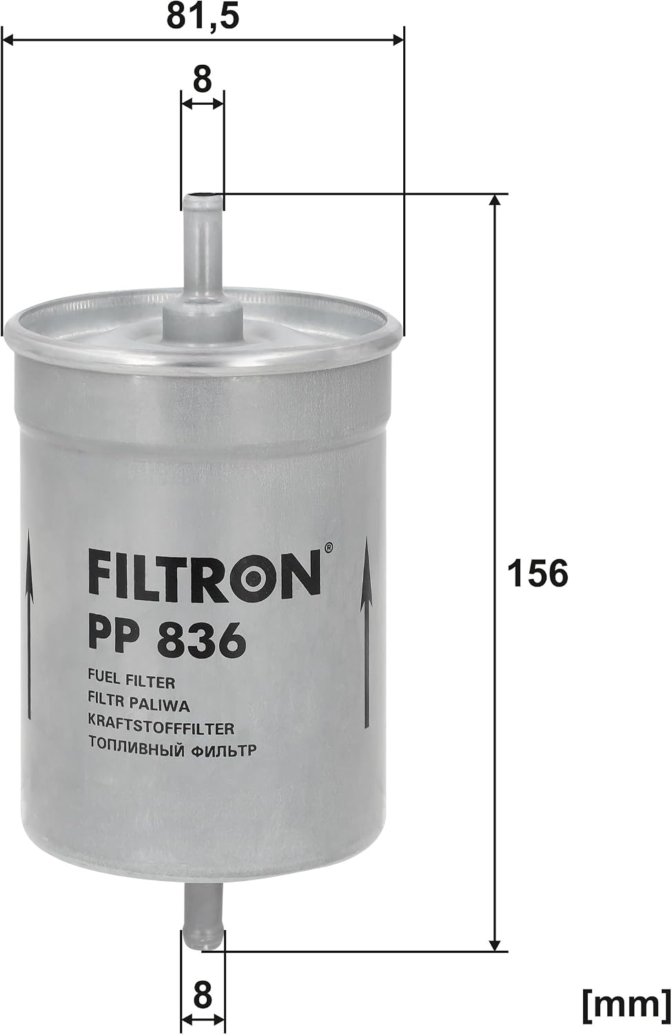 FILTRON PP 836 Fuel Filter for Cars and Transporters