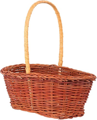 Miniatura 7 de INOOMP Cestas tejidas de Pascua para fiesta de Pascua, cestas de regalo, cesta de campo, huevos de Pascua, cesta de pascua, cesta de pascua, mesa