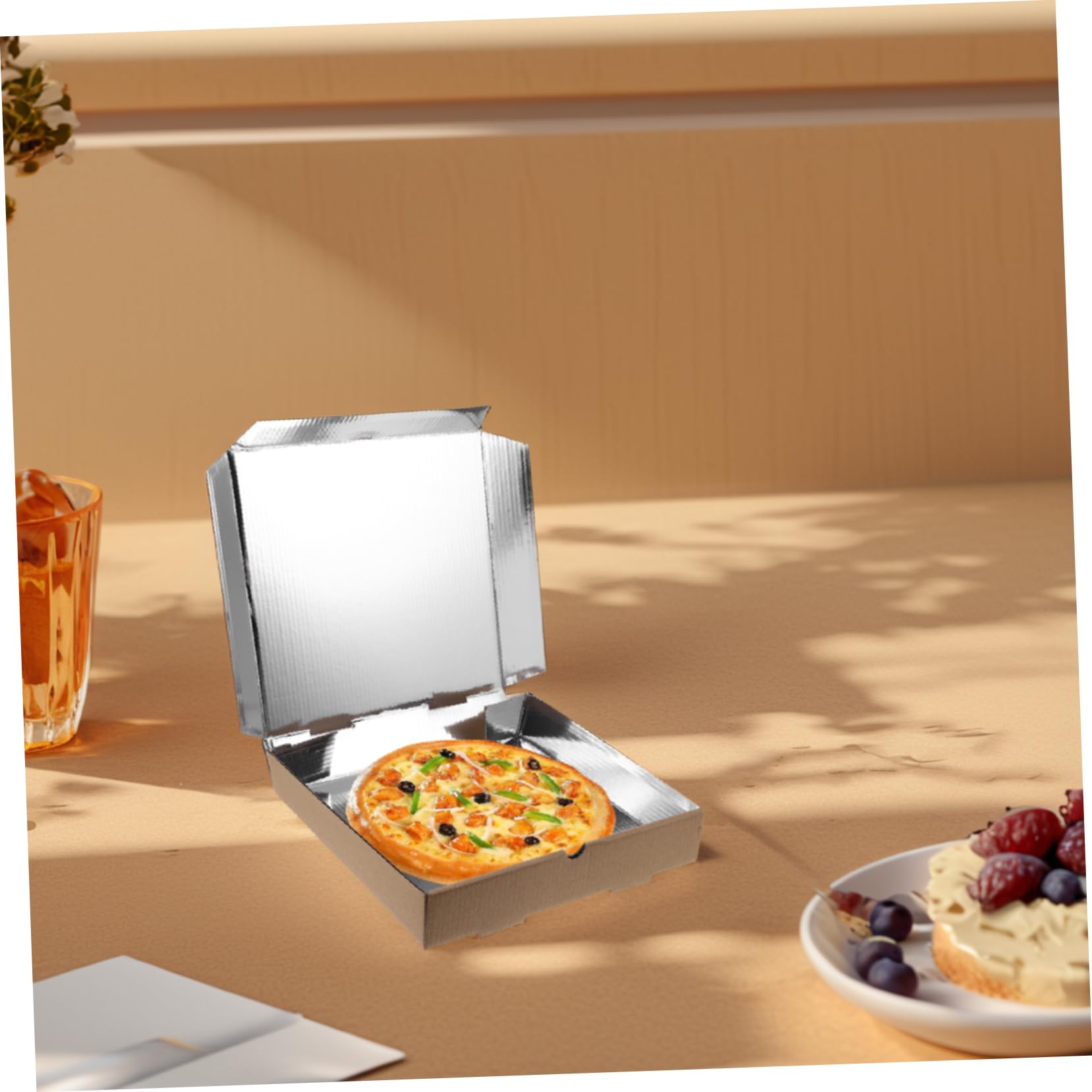 10 Sztuk Izolowanych Pudełek Na Pizzę Przechowywanie Pojemnik Do Wyrastania Na Pizzę Pojemnik Na Pizzę Pojemnik Do Przechowywania Kawałków Pudełka Na