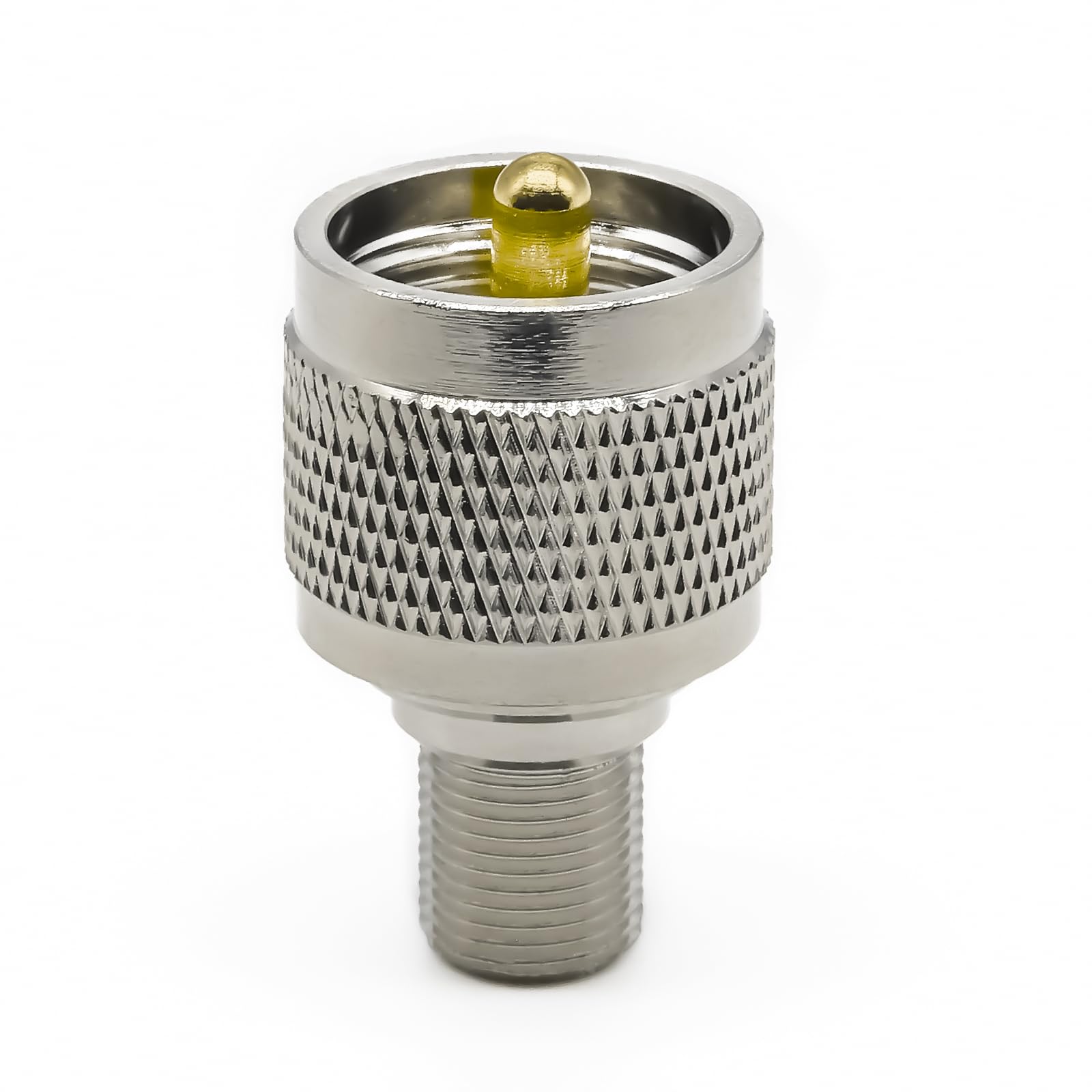 2 sztuki PL259 adapter antenowy F, wtyczka UHF SO239 na gniazdo typu F wtyczka koncentryczna, niskostratny adapter F-do UHF do anten telewizyjnych, urządzeń LAN i radiotelefonów WLAN