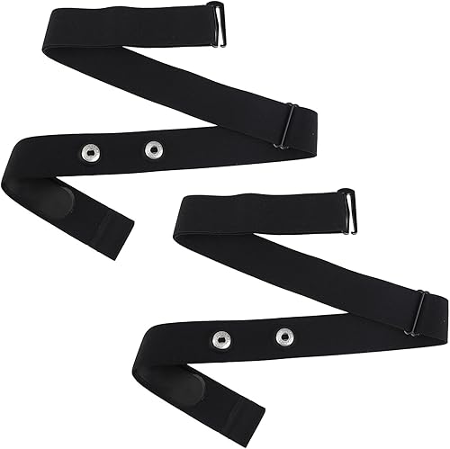 Miniatura 7 de Banda de pecho para monitor de frecuencia cardíaca para Polar H10 H9 H7, correa ajustable impermeable de repuesto compatible con Polar Garmin