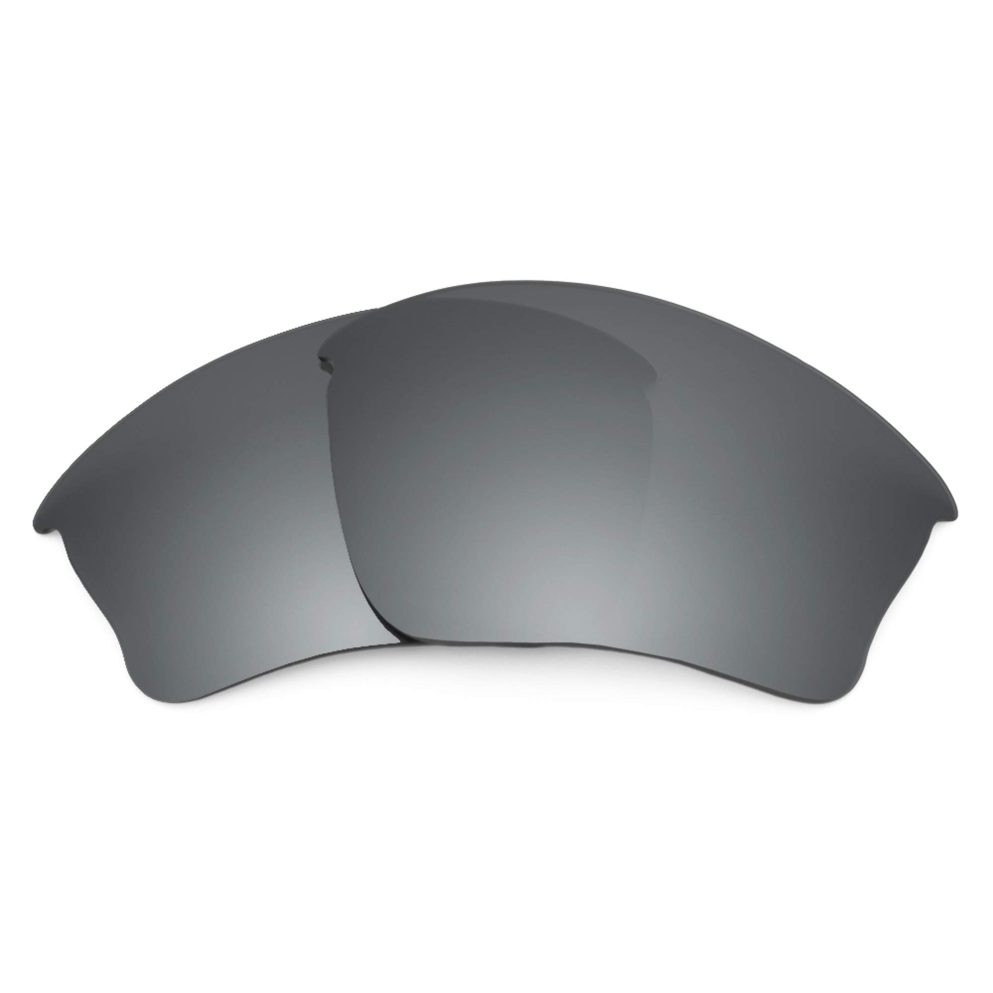Replacement Lenses for Oakley Half Jacket XLJ sunglasses, UV Protection, Anti-Scratch and Impact Resistant, Non-Polarized Black Chrome Mirrored