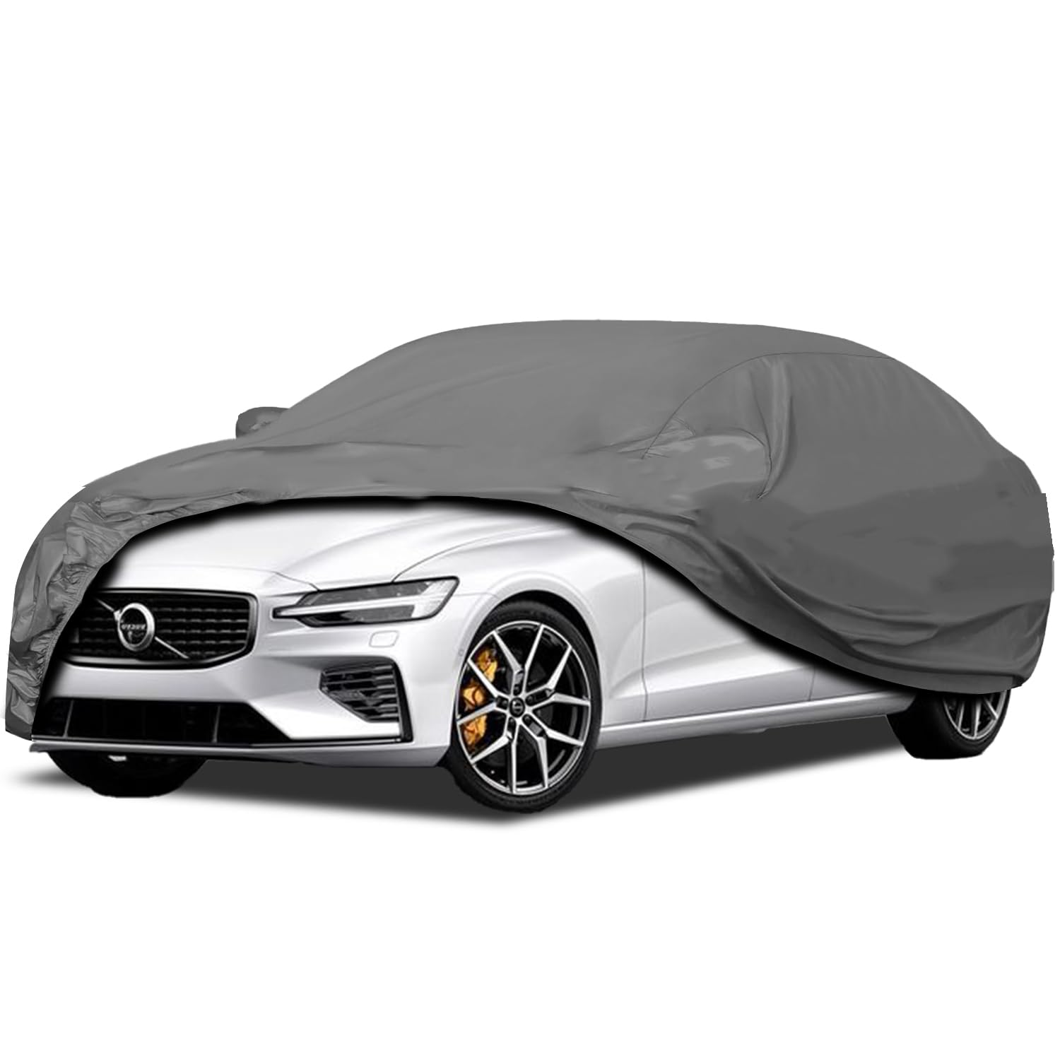 Car Body Cover Special Design for Volvo XC60 (Gray with Mirror Pocket)