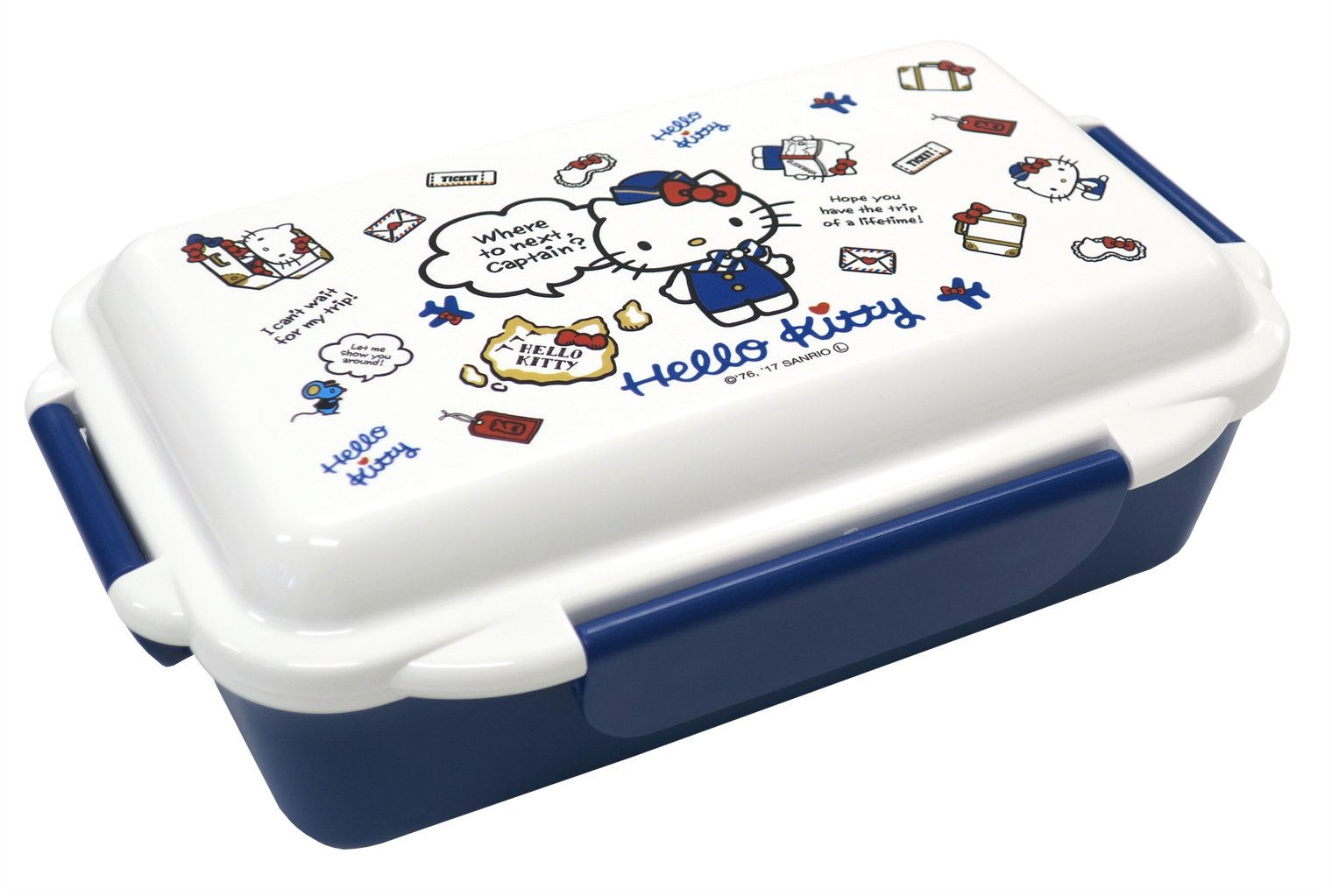 4点セット　キティ　確認用 Amazon｜オーエスケー ハローキティ 4点ロック式 お弁当箱(仕切付