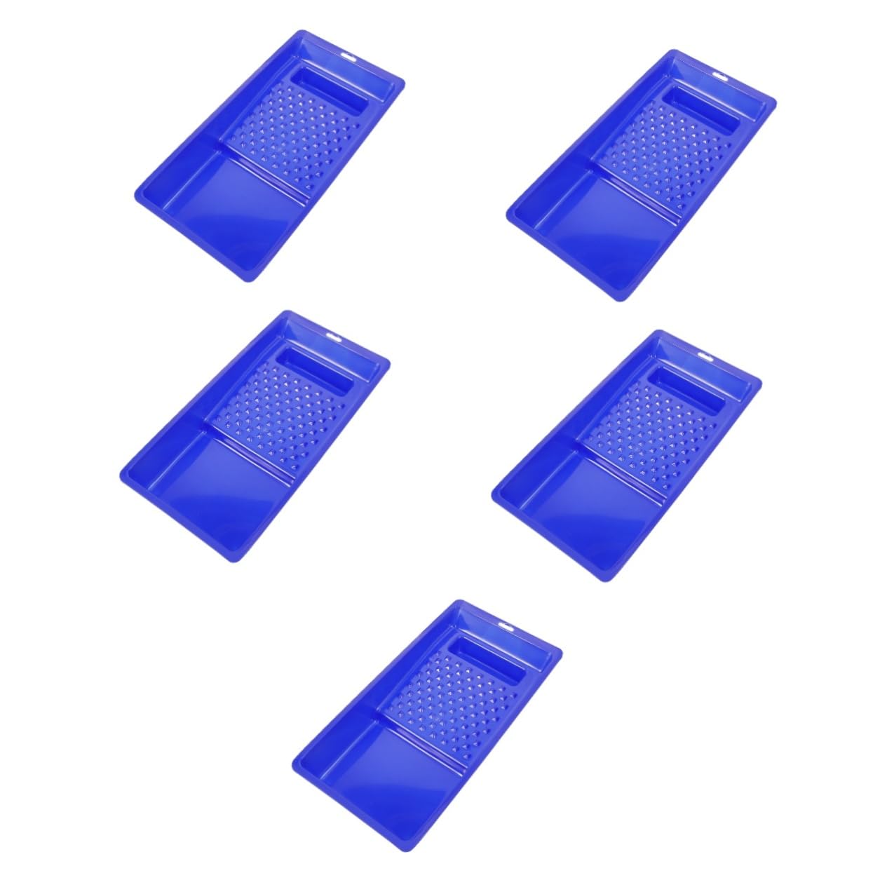 STOBOK 5 Stück Farbwanne Kunststoff Vielseitige Mischschale für Farben Ergonomisches Design für Malerbedarf Langlebig und Stabil für Müheloses Arbeiten ohne Ermüdung