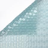 Telone a bolle per piscina rivestito con 4 lati, 8 x 4 m, cristallo pavimento+Guard 500 micron, occhielli posati + copertura di protezione, direttamente fabbrica - 4