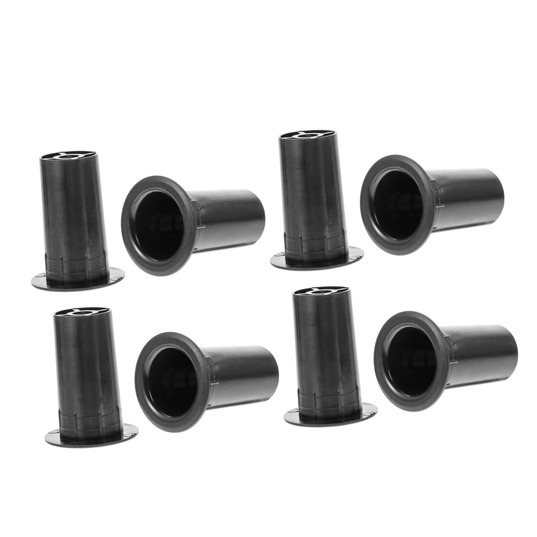 Alipis Subwoofer Port Tube 8pcs Abs Woofer Box Port Tube Standard Mount Holes Enhance Bass
