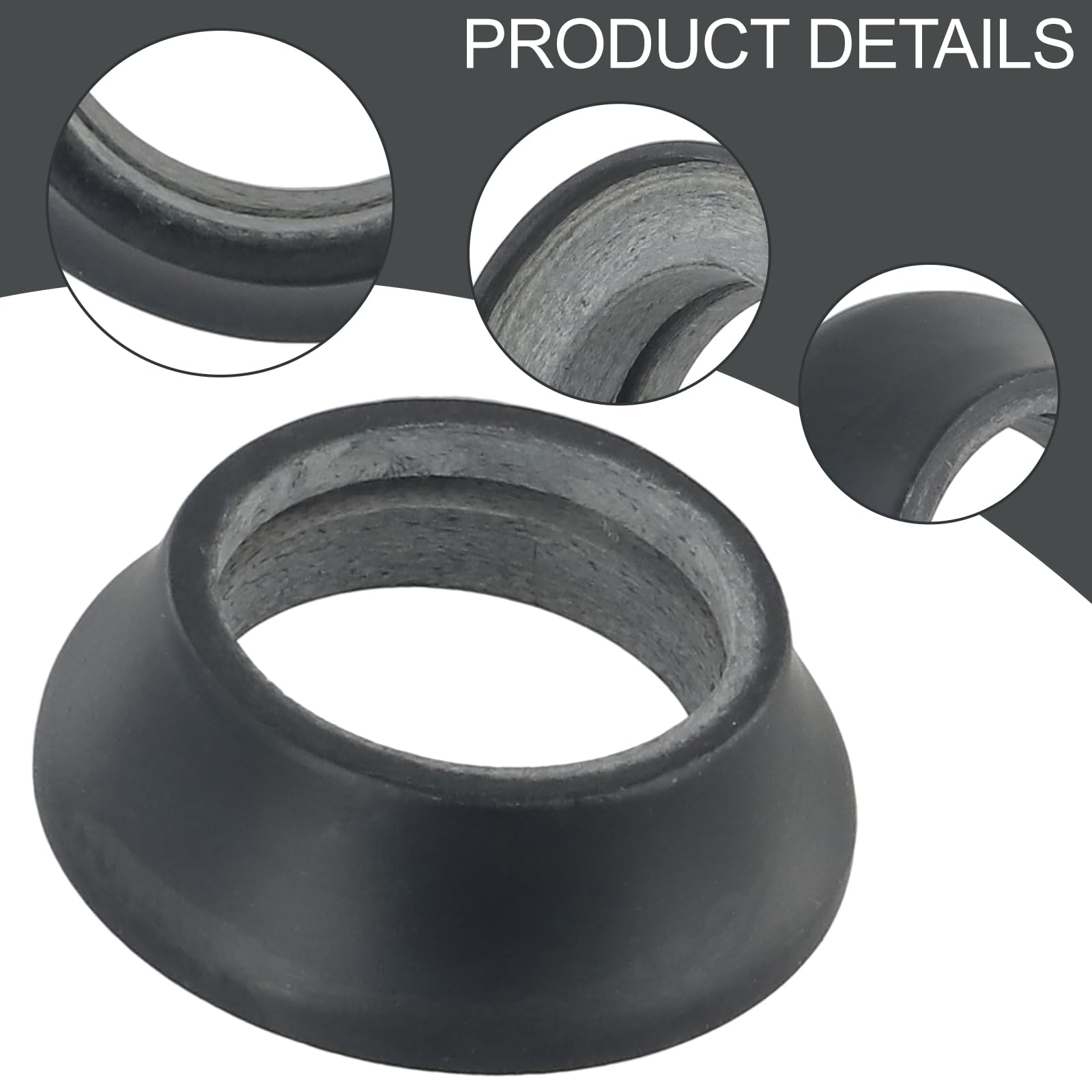 Entretoises De Casque Profile Design – Carbone, 1 Pouce, Noir, 2 Mm, Lot De 6, NOS