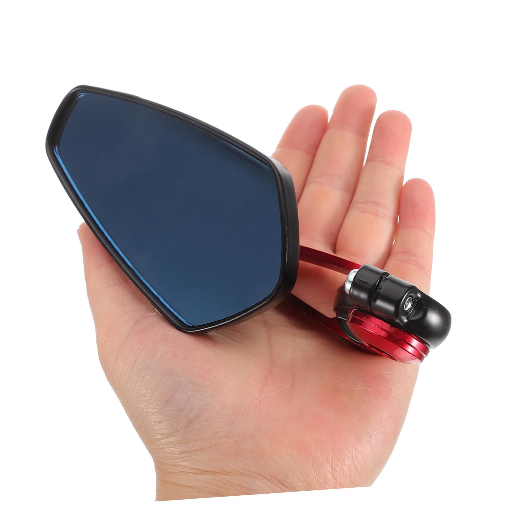 PRETYZOOM Specchietti Angolo in Alluminio Manubrio e Lega Regolabile per di Retrovisori 22mm, Visibilità Migliorata Veicoli Due Ruote per Scooter e Ciclomotori