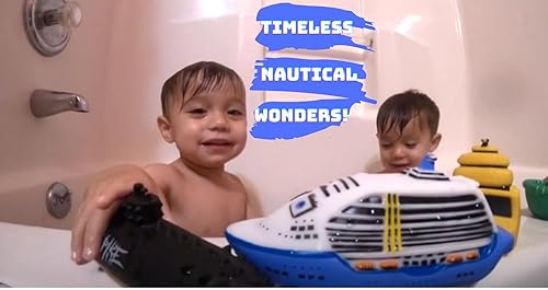 Miniatura 7 de ITTY Bitty Boats - Juguete educativo de baño para niños de 1 a 5 años, juguete de baño para niños de 1 a 5 años, juguete de piscina para niños