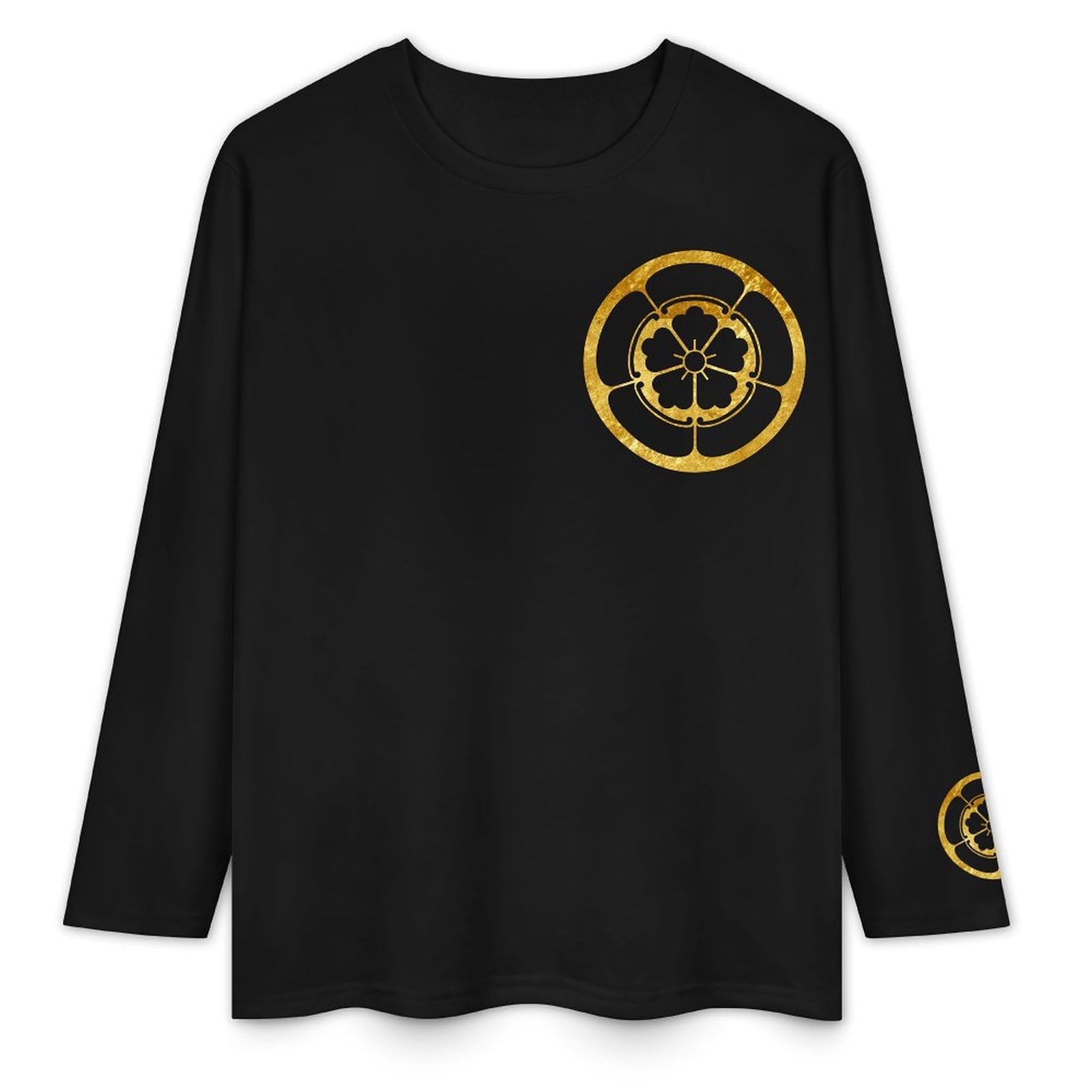 Amazon.co.jp: Tシャツ 戦国武将 織田信長 家紋 メンズ 長袖 ロングT 