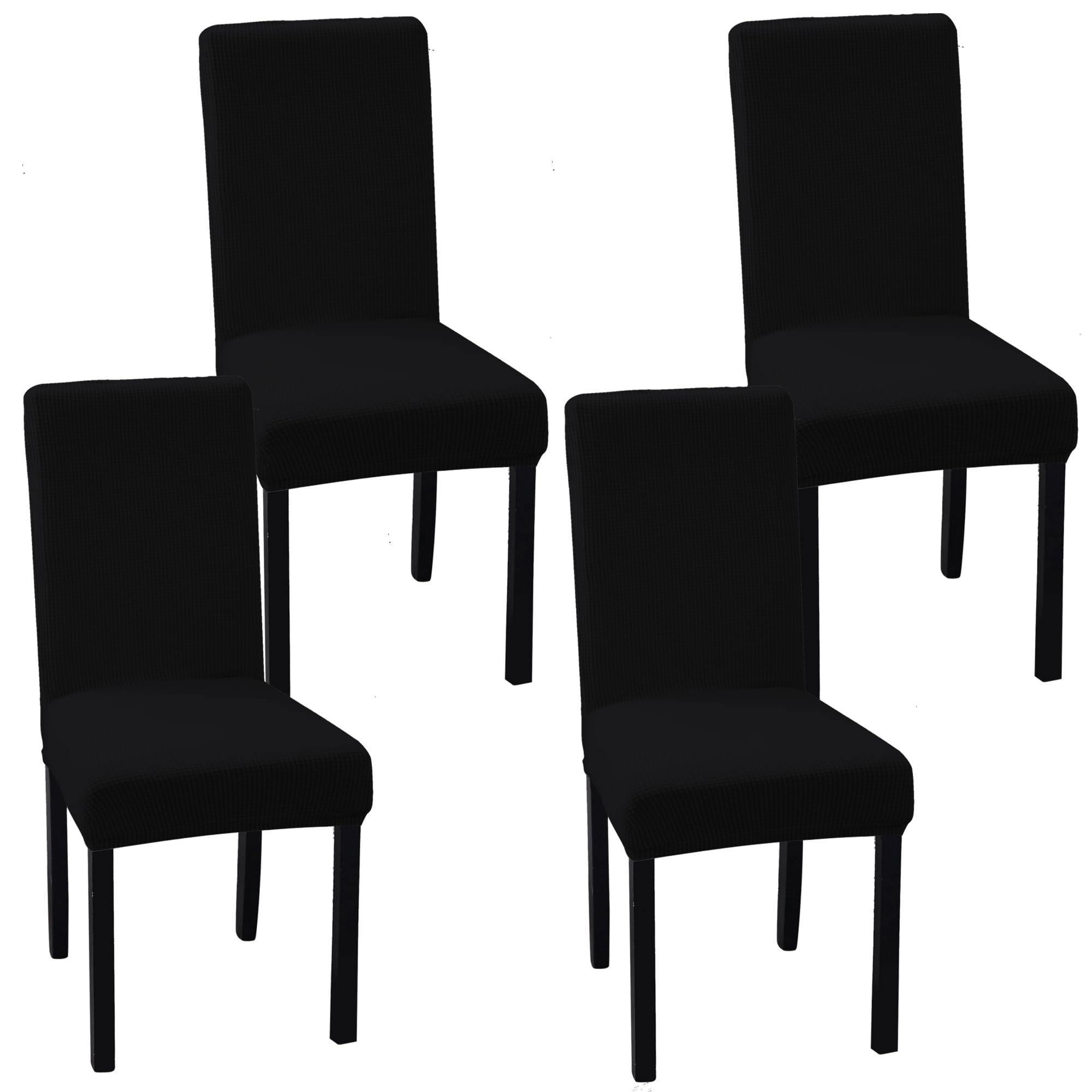 Ocves Chair Covers for Dining Room Set of 4 or 6, Stretch Dining Chair Slipcover Covers, Removable Washable Chair Covers