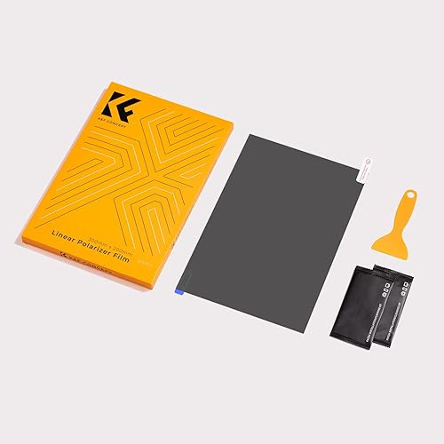 Miniatura 7 de K&F CONCEPT La película polarizada lineal A4 polarizó las hojas ópticas los 7.9x11.8 in para la física educativa de la pantalla