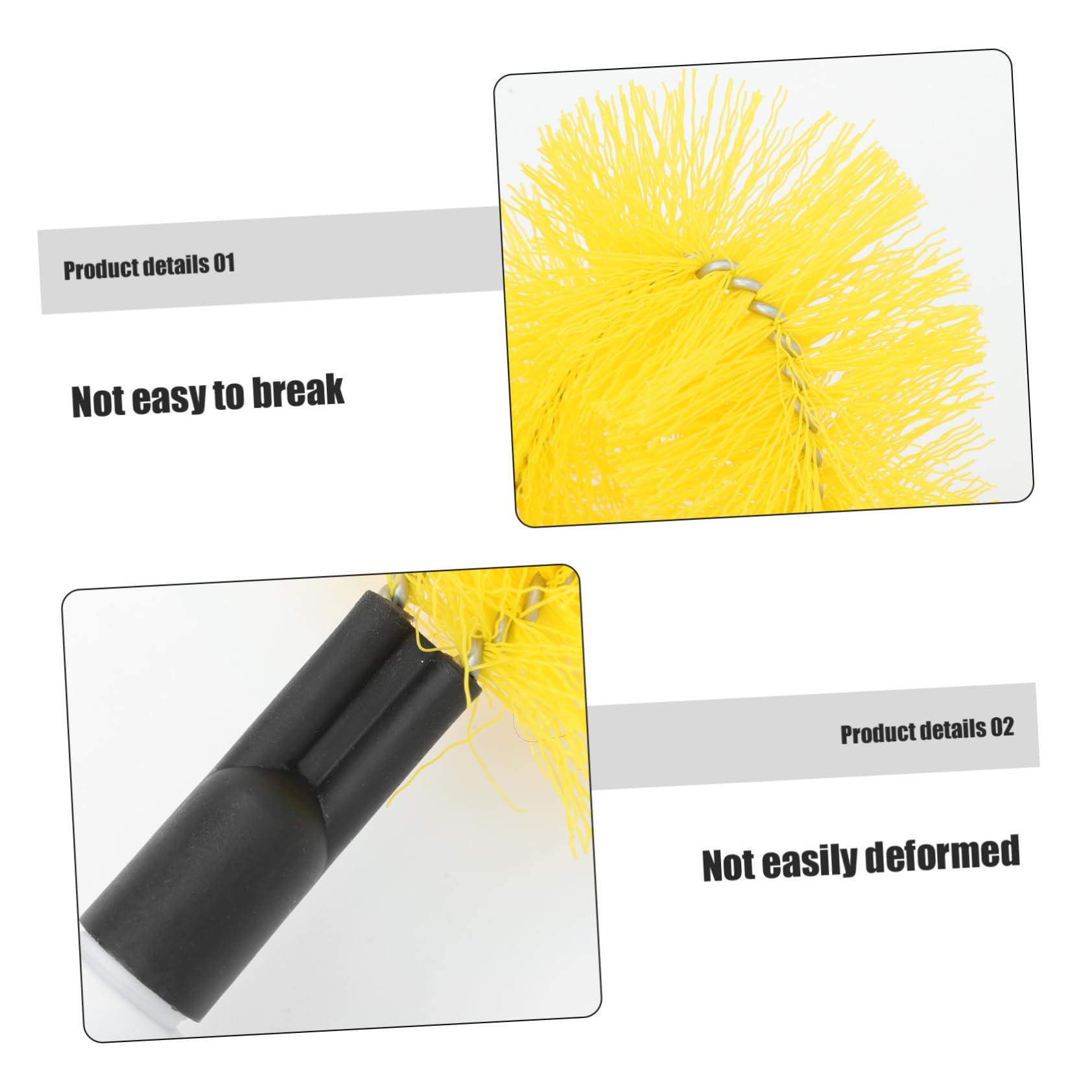 Gadpiparty Cepillo Varilla de Acero Inoxidable para Limpiar Canalones Herramienta Multifuncional Ahorro Fácil Manejo para Limpieza Exterior