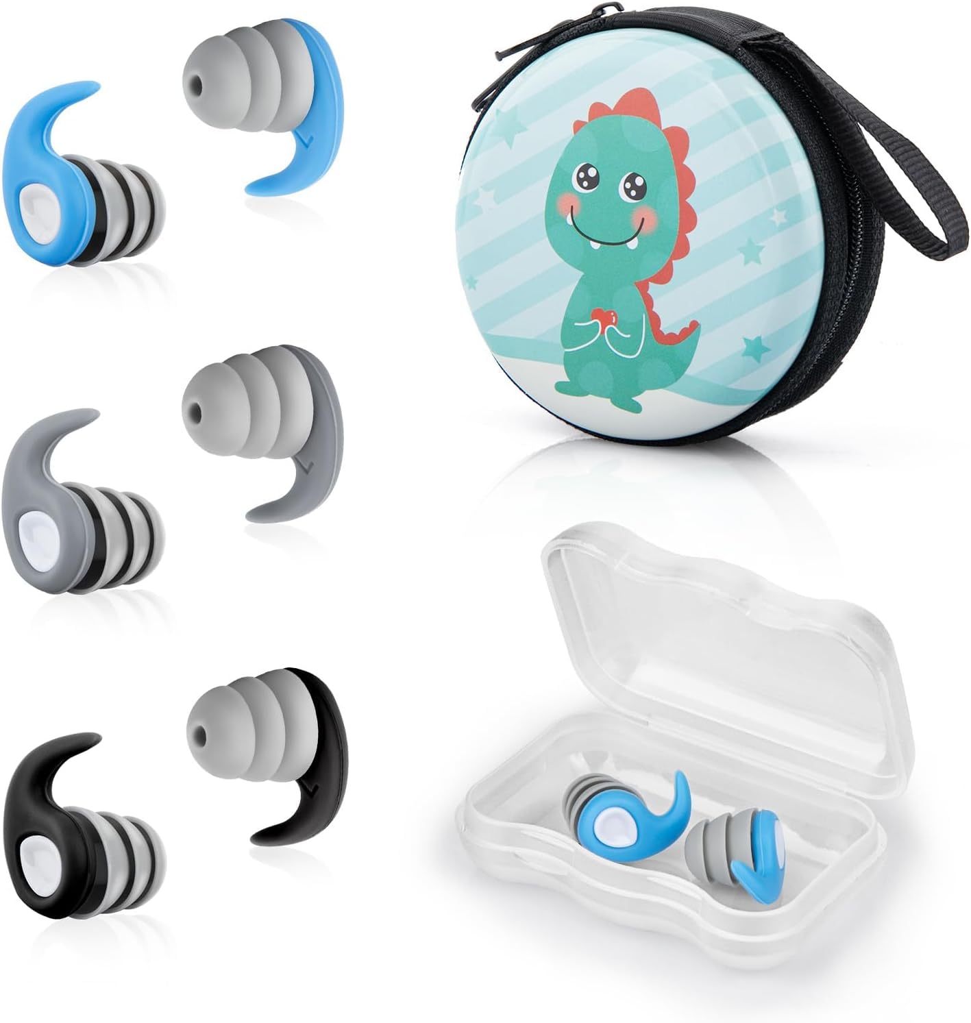 Tappi Orecchie Cera 5 Paia Di Tappi Per Le Orecchie In Silicone - Foto 11