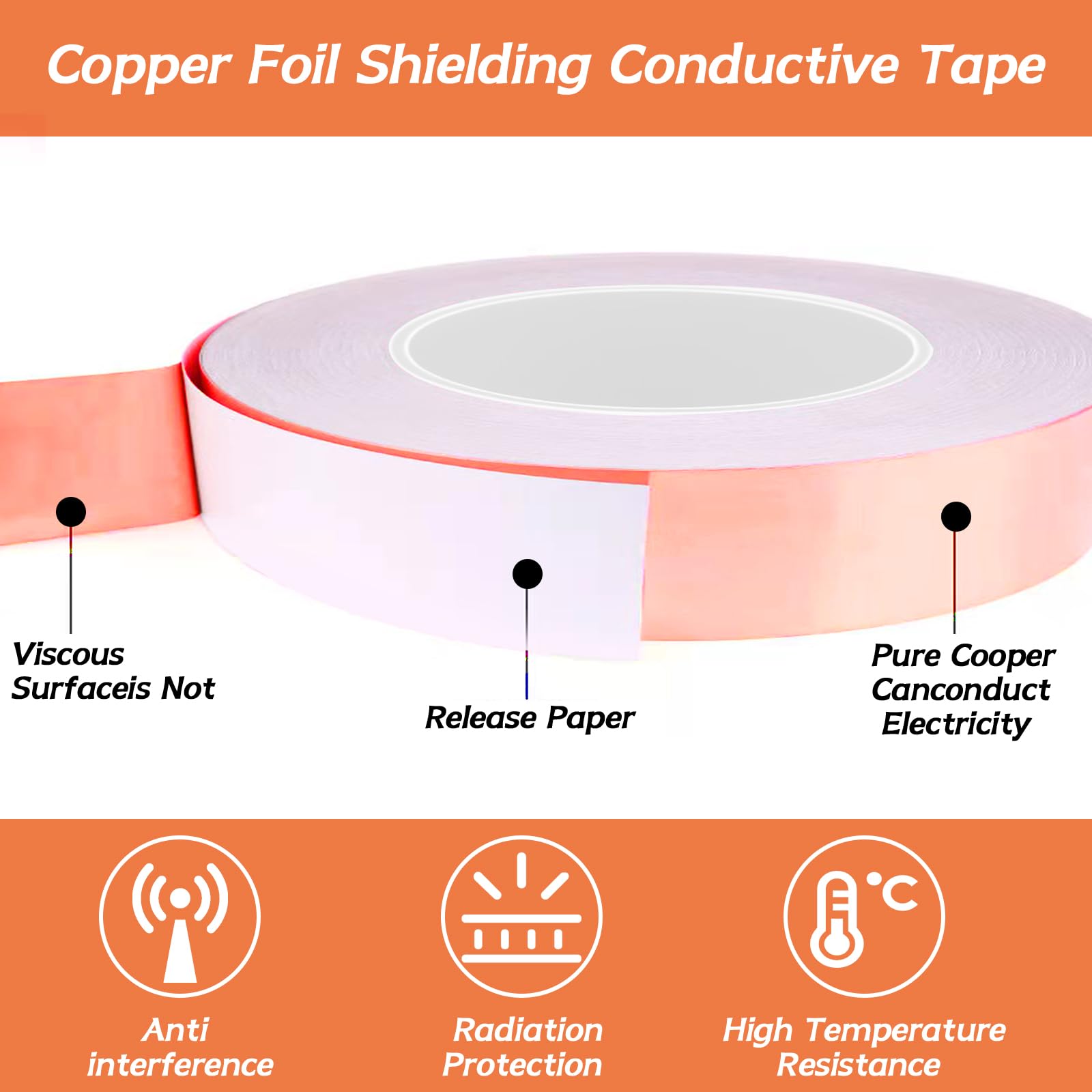 33M x 50mm Breite Polyimid Kapton Tape Band Hitzebeständiges für PCB 3D Drucker