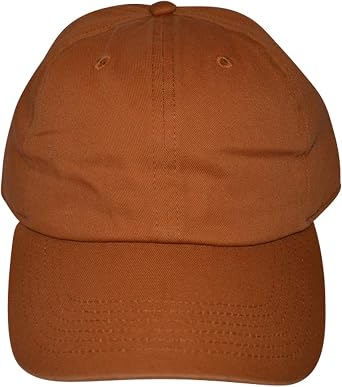Newhattan Unisex Blank Low Profile Cotton Hat Adjustable Baseball Cap