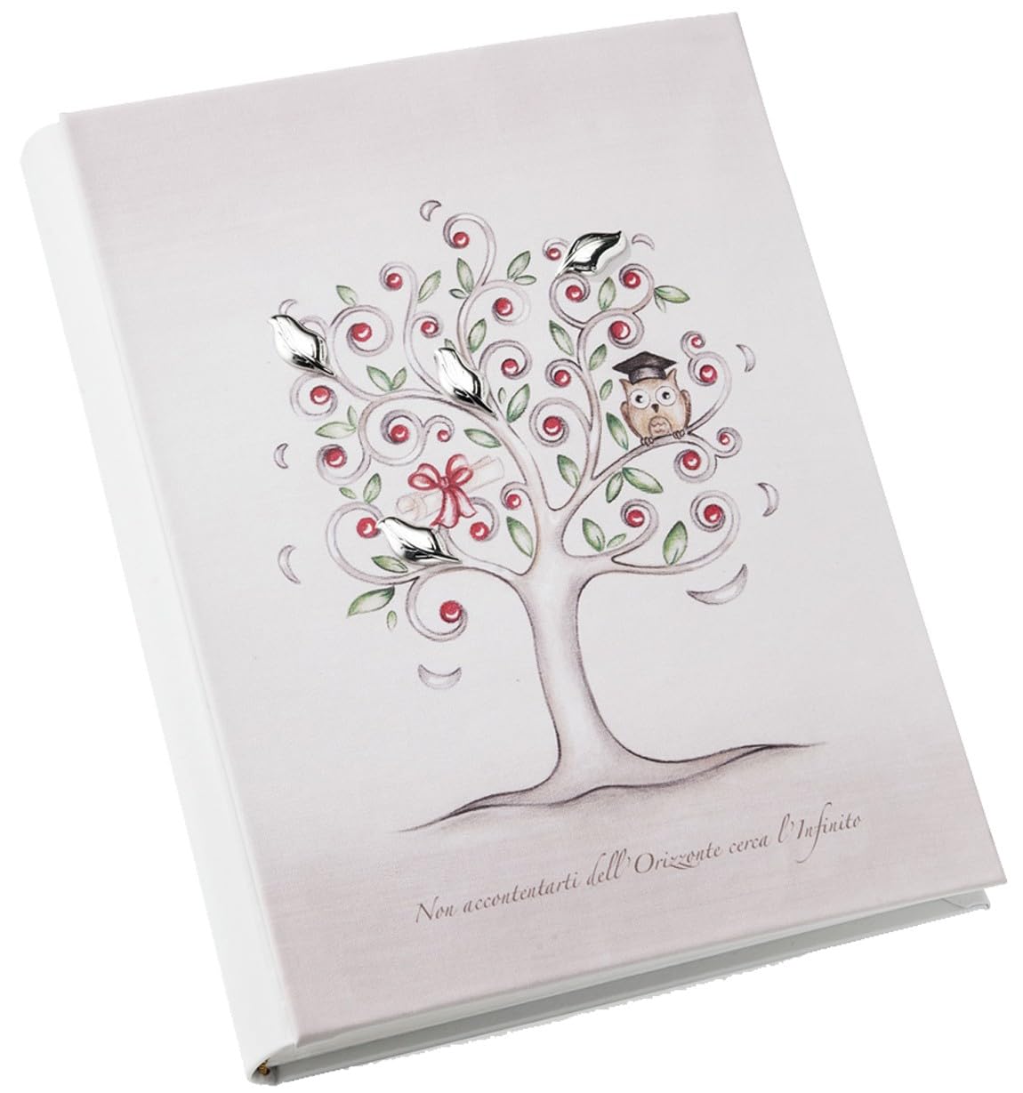 1 pz Album Fotografico Albero della Sapienza ACCA Argenti 2026 24x31 cm Rifinito a Mano con Argento Made in Italy