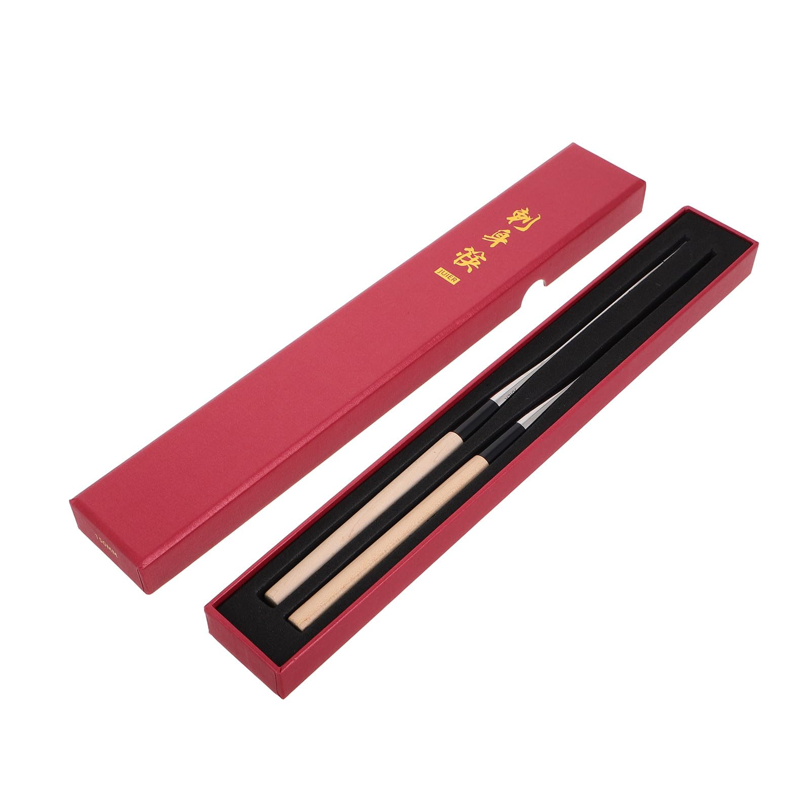 Palillos Japoneses Puntiagudos de Acero Inoxidable, 2 Piezas