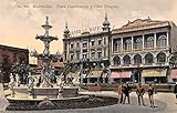 Montevideo Uruguay Plaza Constitucion y Club Uruguay Antique Postcard J57351