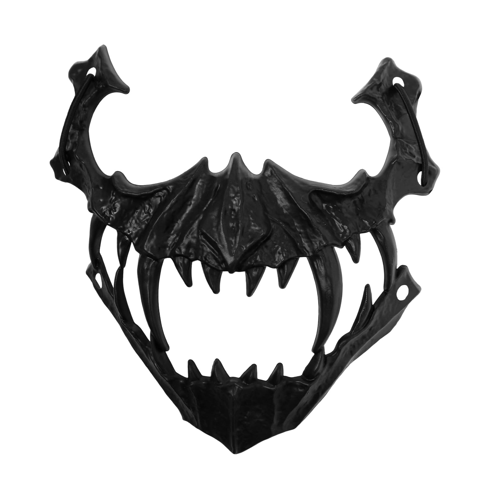 Oidea Animal Skull Half Mask: Half Face Mask Halloween Scary Masks Party Cosplay Decorative Costume Props Accessories Black