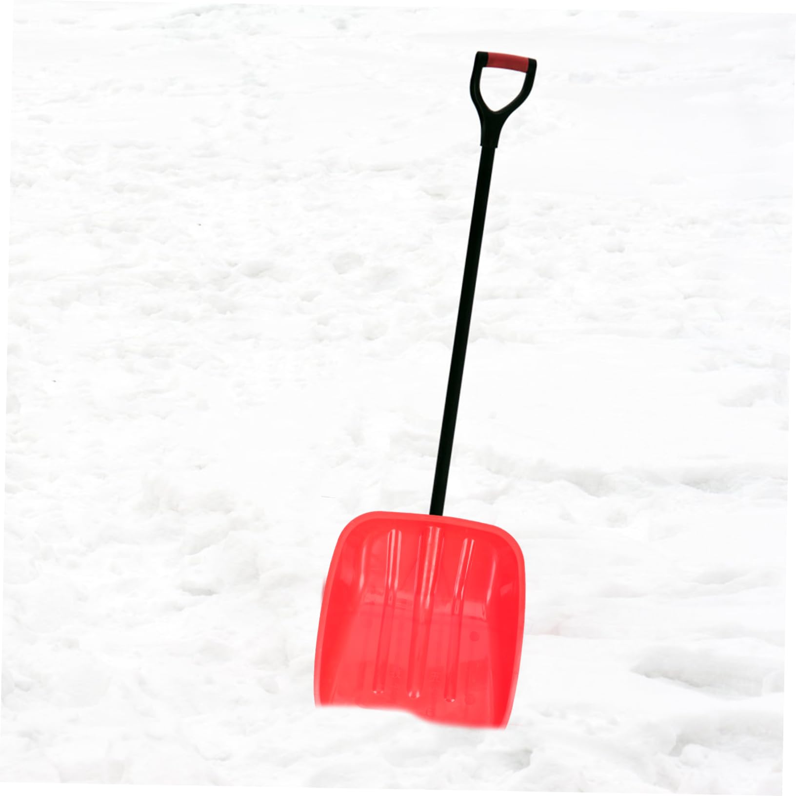 HEMOTON Replacement Plastic Shovel Head Thickened Tempered Steel Spade Snow Shovel Pusher Outdoor Farm Tool