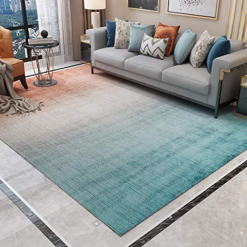 Tapis de style moderne chic aspect cachemire doux rectangulaire gris clair - 2