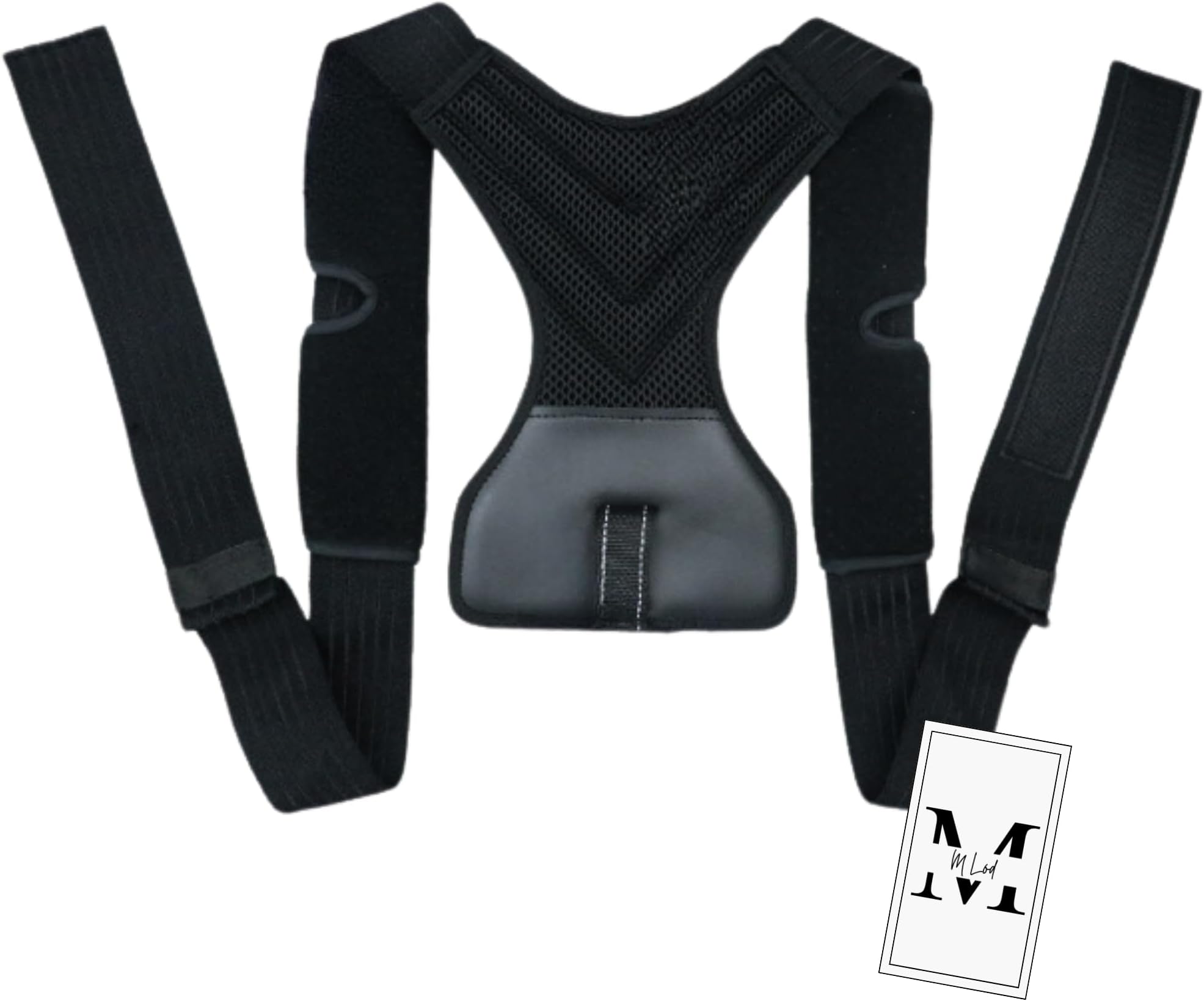 MLod Back Correction Belt - Posture Corrector for Back Pain Relief - Breathable Z-Strap Design - XL