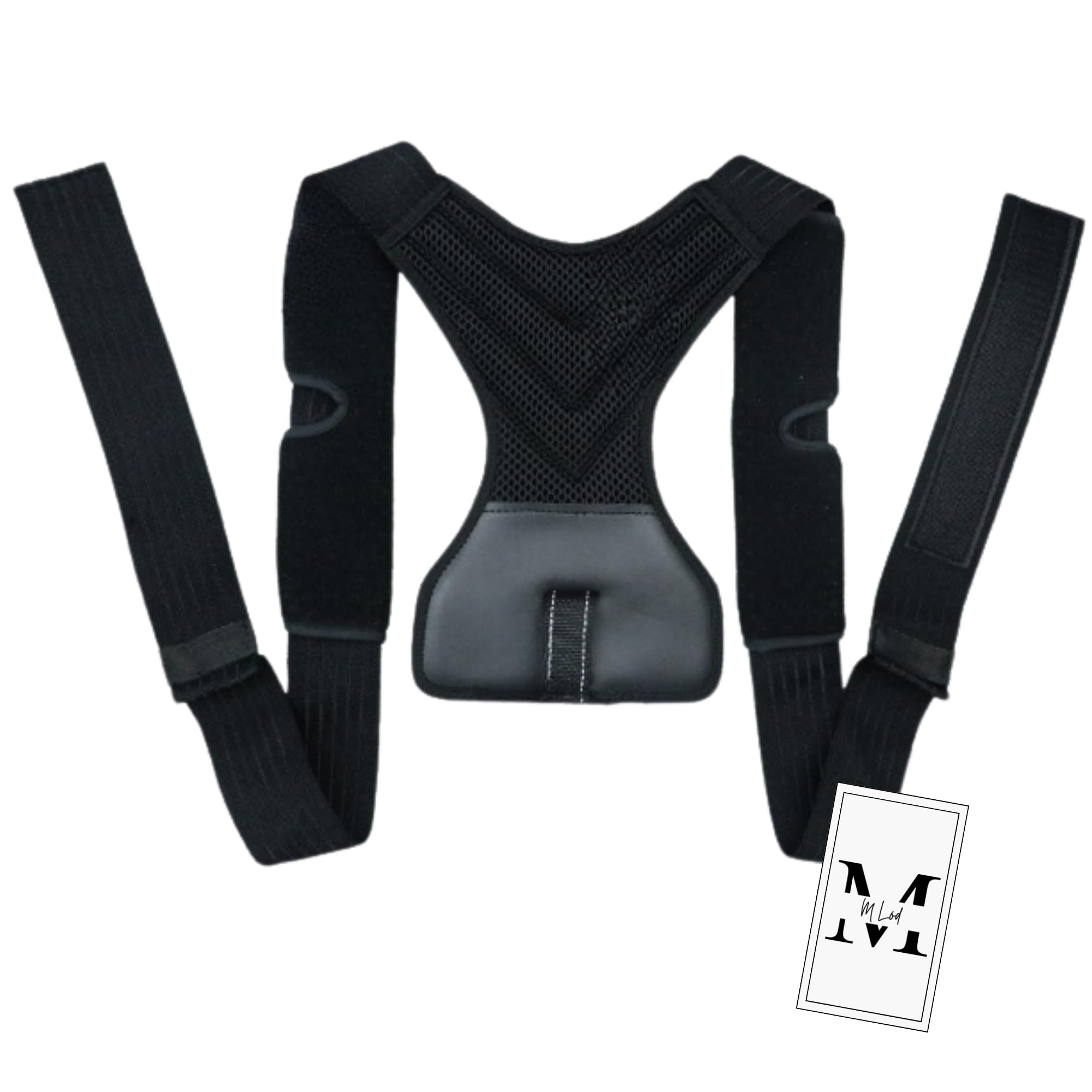 MLod Back Correction Belt - Posture Corrector for Back Pain Relief - Breathable Z-Strap Design - XL