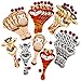 Kicko Zoo Animal Paddle Ball Game - 24 Pack - Assorted Zoo Animal Shaped Paddle Ball Game - Animal themed Party Favors