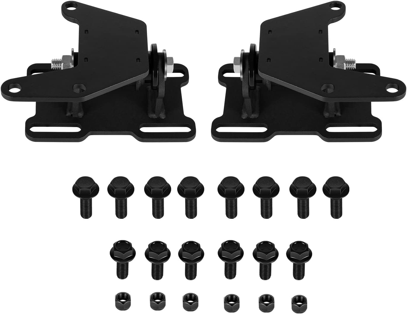E-cowlboy LS Conversion Engine Swap Mounts Adjustable with Hardware Suitable for GM Body 1978-1988 LS1 LS2 LS3 LS6 LSX LQ4 LQ9