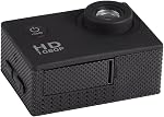 Action Camera, 1080P 12MP Waterproof 30m Underwater Sports Video Camera with LCD Screen, Rechargeable Battery and Mounting Accessories Kit (Black)