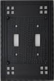 WALLPLATE CNTURY 2T BLK