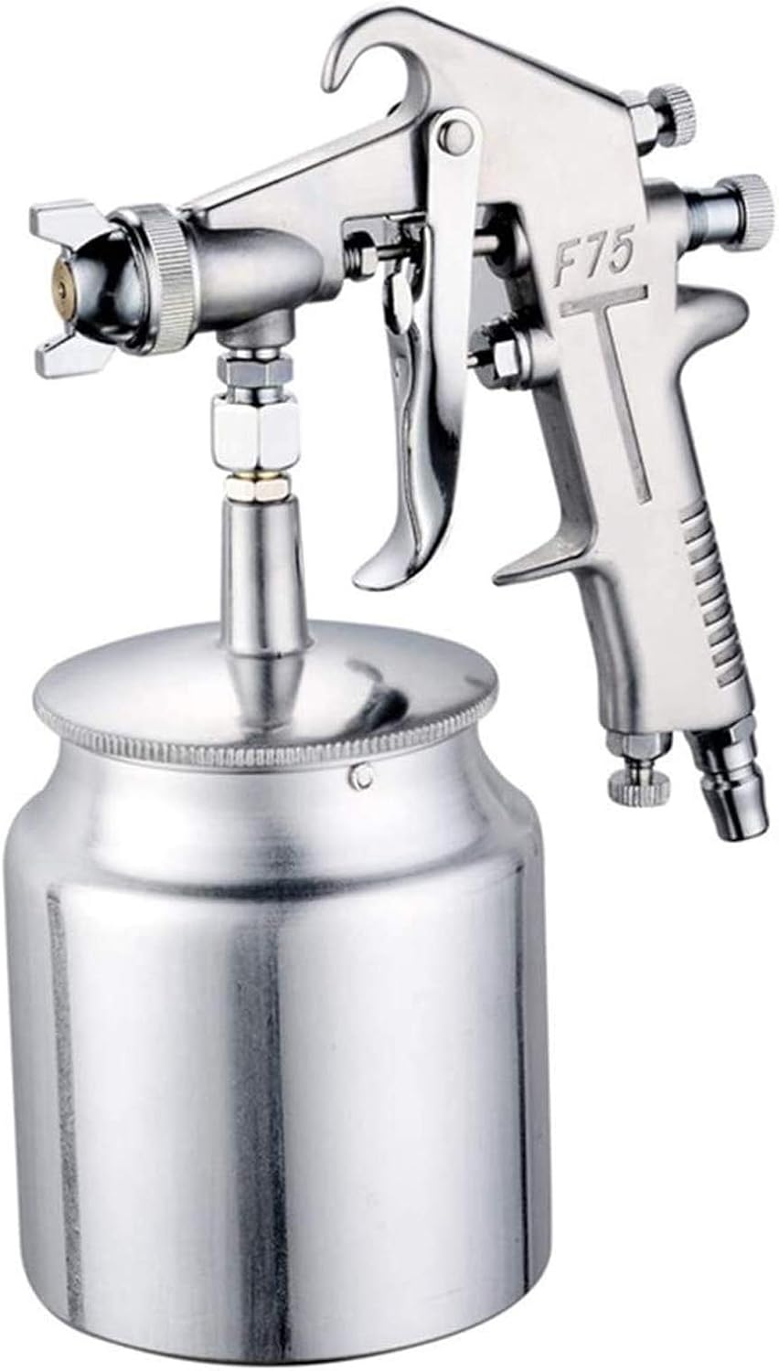 HVLP Juego De Herramientas De Pistola De Pulverización De Alimentación Por Gravedad, Con Copa De Aluminio Y Boquilla 1.5 Mm, Para Reparación De Pintura De Automóviles,600ml