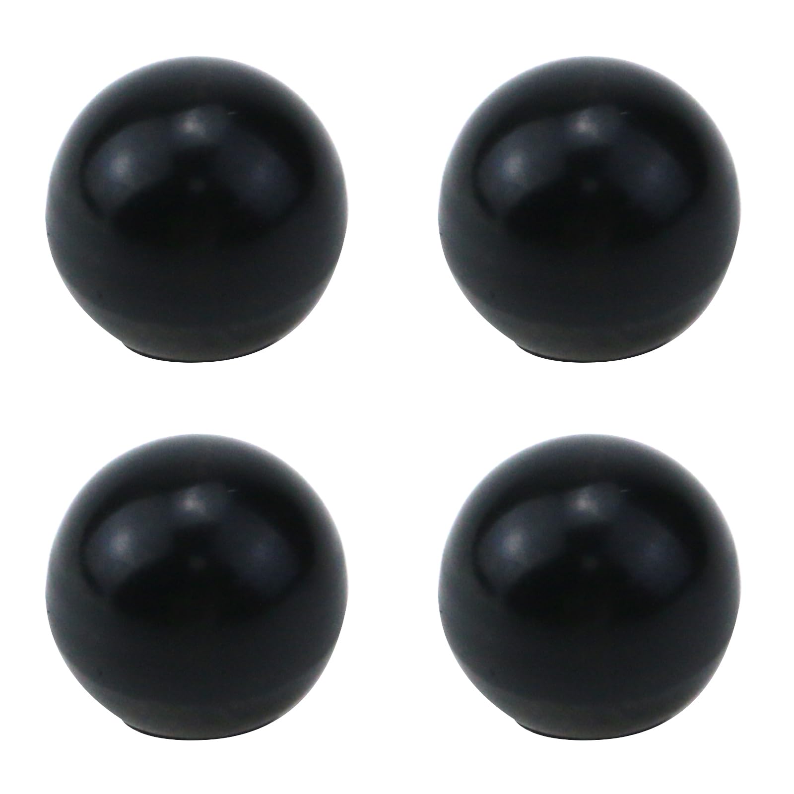 4PCS Female Threaded Ball Knobs 0.63 Inch Dia Thread M4 Round Thread Machine Ball Handle for Machinery Electronic Equipment (M4*16)