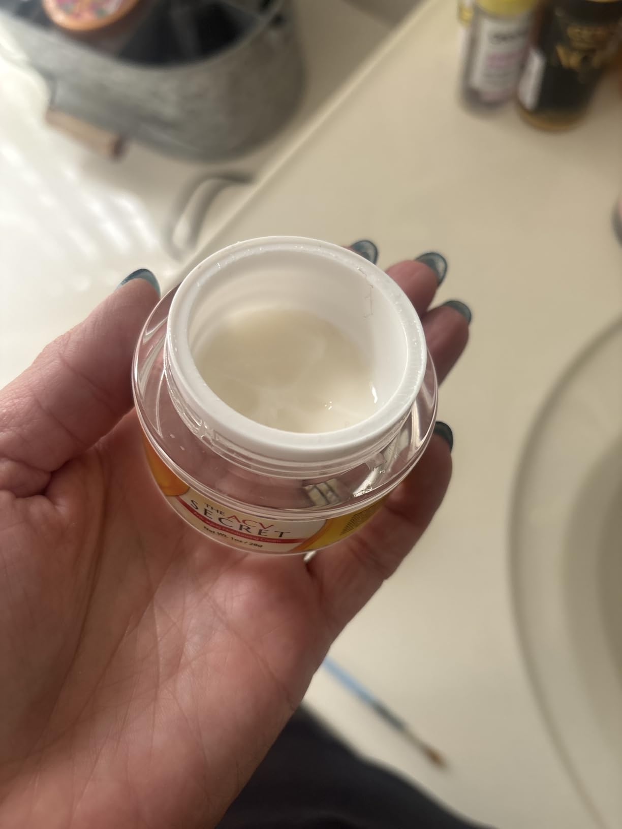 UpWellness The ACV Secret Skin Moisturizer - Hydrating Cream with Apple Cider Vinegar, Hyaluronic Acid, Castor Oil, and More - Protect and Restore Skin - Physician Formulated - 30 ml