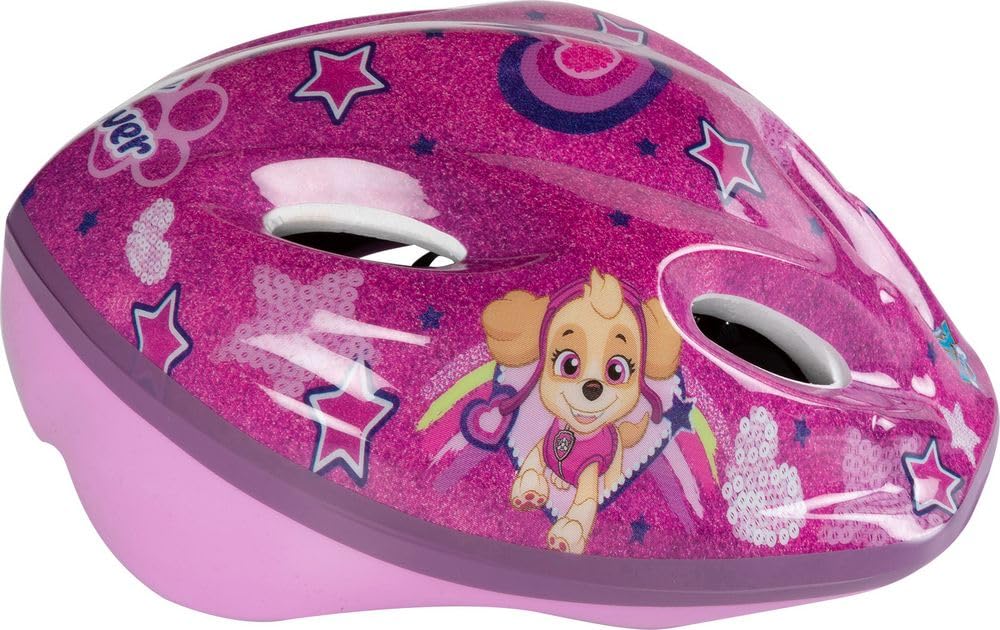 Tataway - Paw Patrol Girl Bike Helmet | Clip Closure | Adjustable Fit | Circumference 52-56 cm | Paw Patrol Graphics, Paw Patrol Baby Girl, Plastic