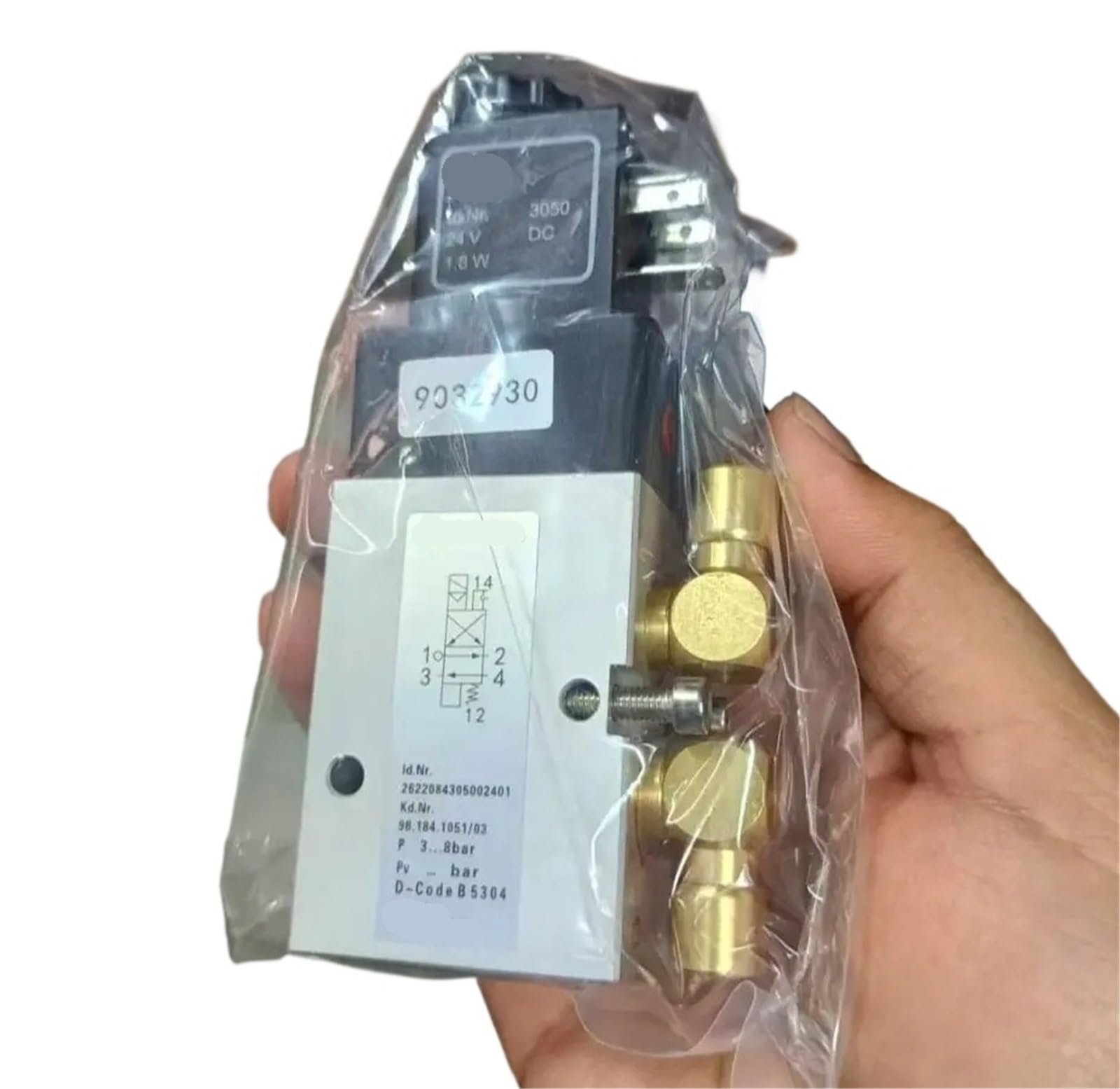 Yjcebgped 98.184.1051 1Pcs 6Mm Hole Copper Head Sm102 Cd102 2625484 Solenoid Valve /03