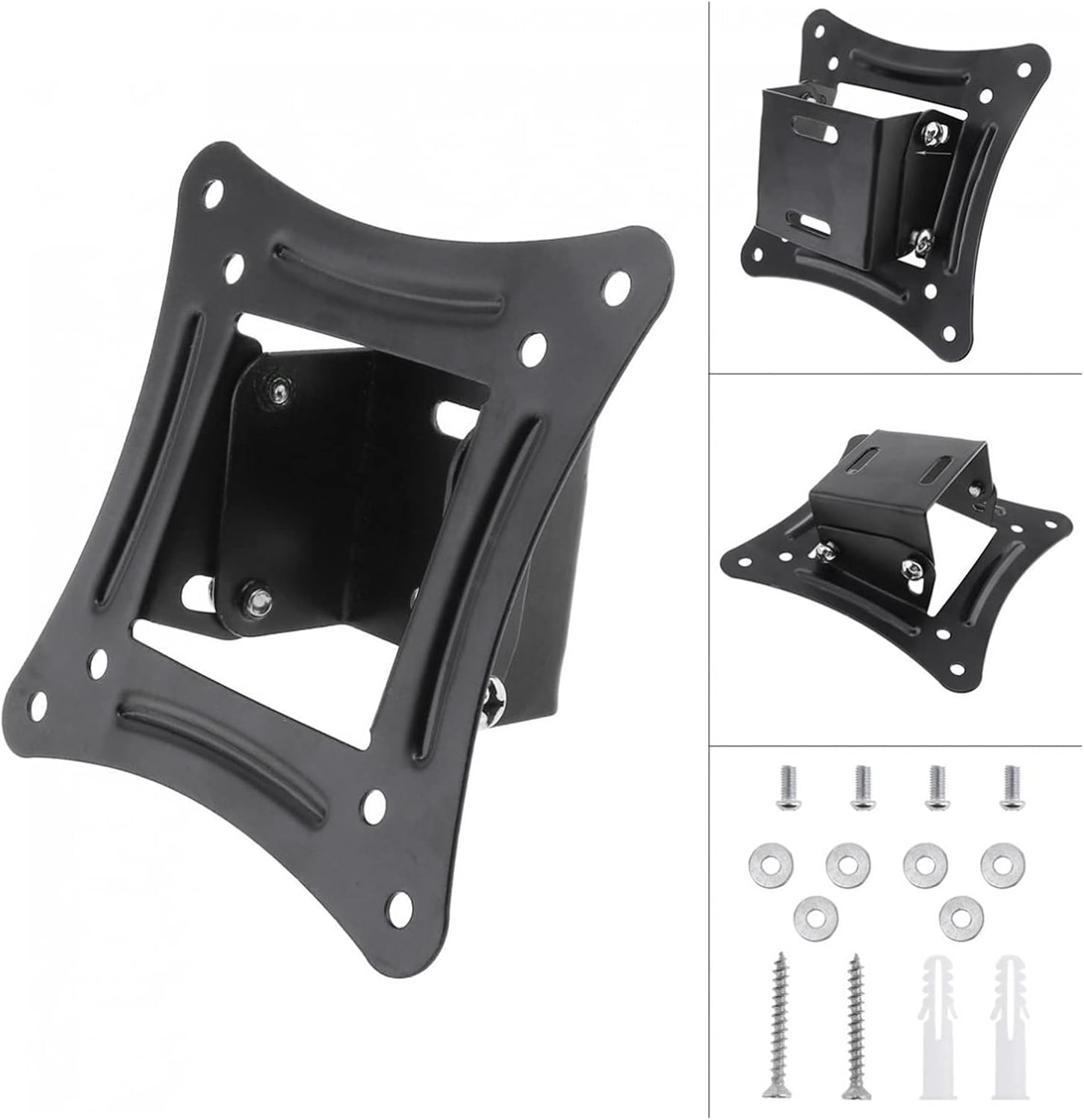 14-26 Inch LCD LED Monitor Flat Panel TV Wall Mount Bracket Fixed Flat Panel TV Frame Support 10 Degrees Tilt Angle