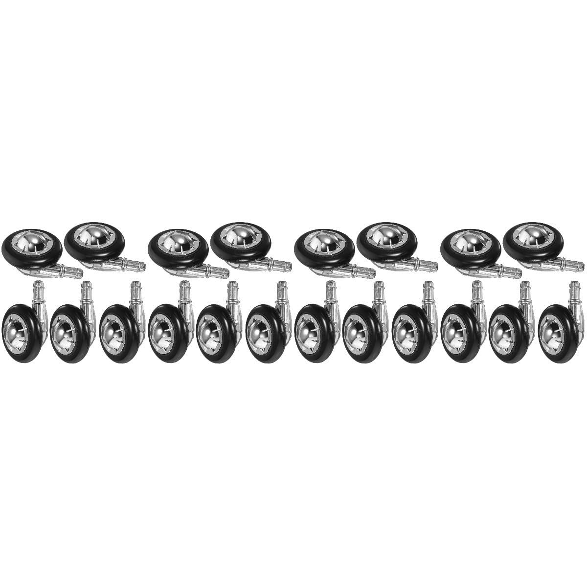 jojofuny 4 Sätze Ersatzteile Für Gartenmöbel Fußkreisel Seilrollen Fussrolle Vielseitig Bürostuhlrollen Für Teppich Mit Ersatzräder Für Bürostuhl Stuhlräder Aluminiumlegierung 5 Stück * 4