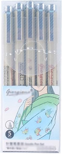 Miniatura 7 de Bolígrafos de letras a mano, rotuladores de pincel de caligrafía, tinta negra para principiantes, escritura, letras, dibujo artístico, suministros