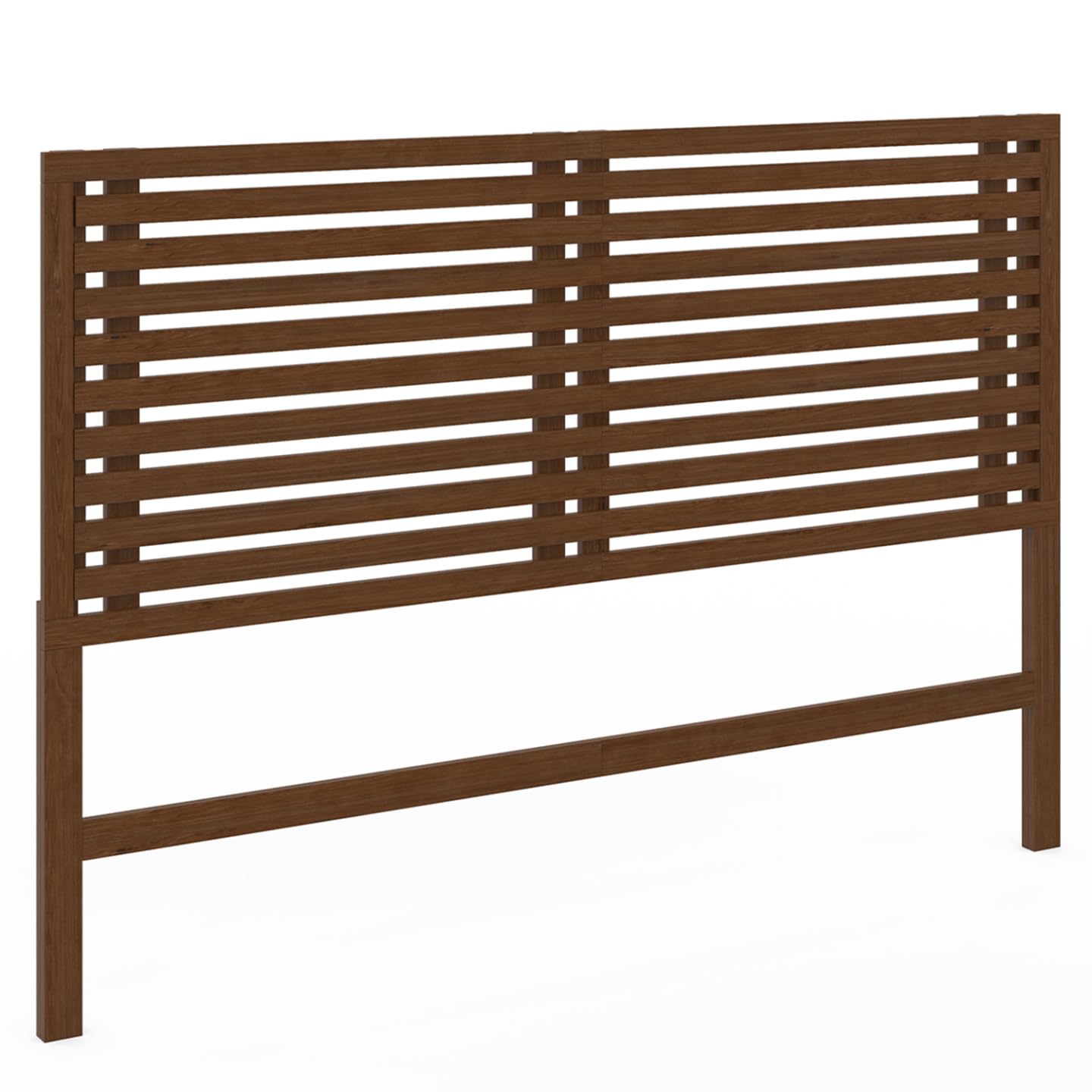 IDMarket - Cabecero de cama con patas AVA (160 cm, madera envejecida)