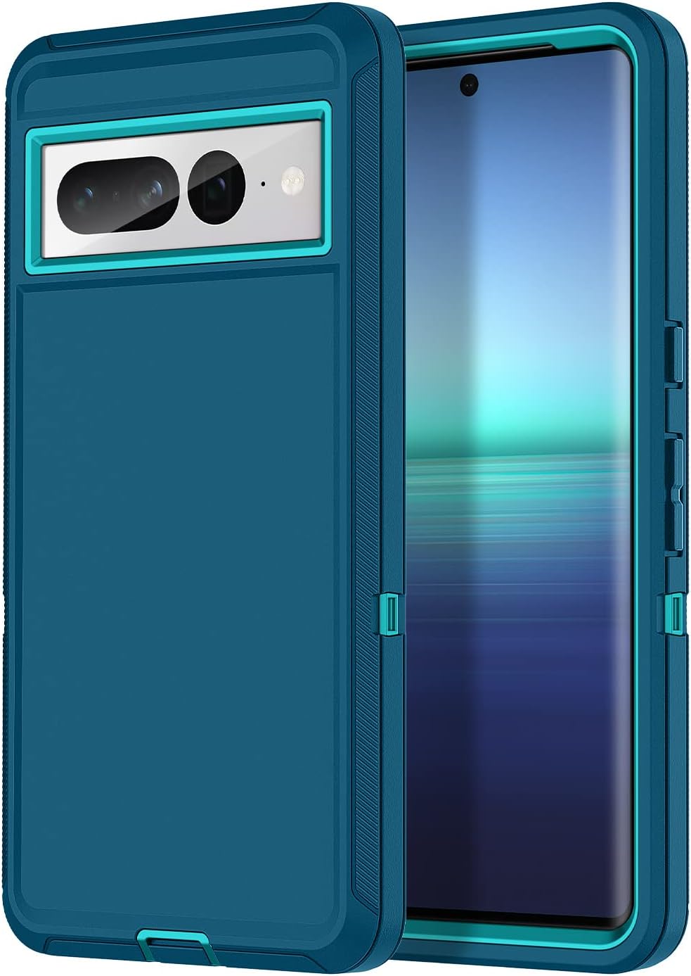 IHONVA for Google Pixel 7 Pro Case Shockproof Dust/Drop Proof 3Layer