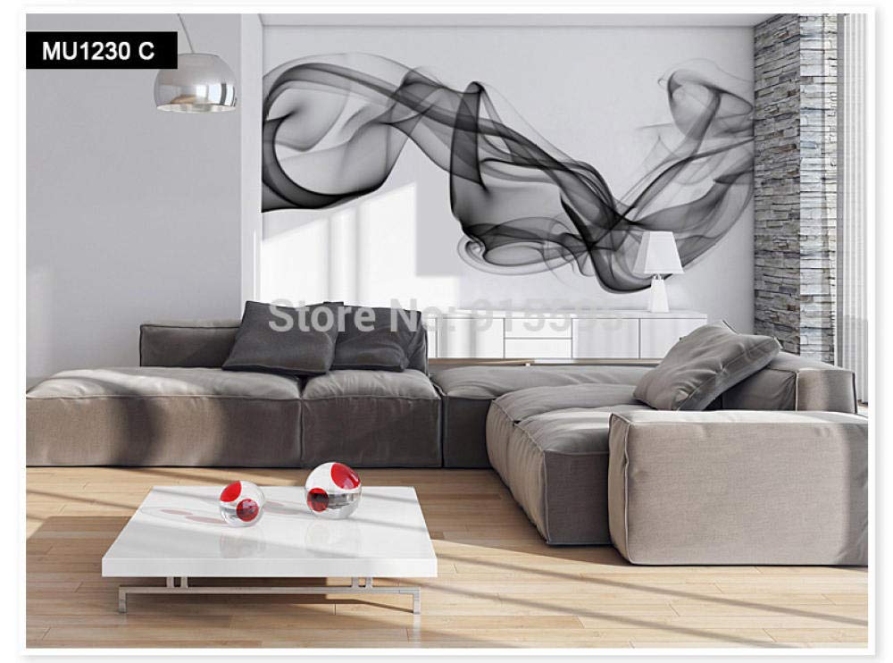Chambre salon papier peint 3D moderne nuage de fumée abstrait 200x140 cm