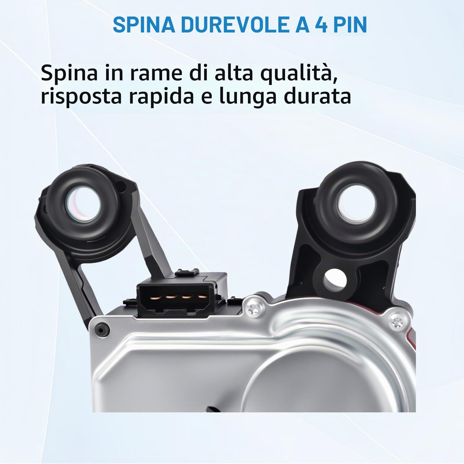 Motore tergicristallo lunotto Motore tergicristallo posteriore Compatibile con 2003-2018 A3 8P A4 A6 Q5 Q7 Ricambio per 8E9955711A 8E9955711E 8E9955711C