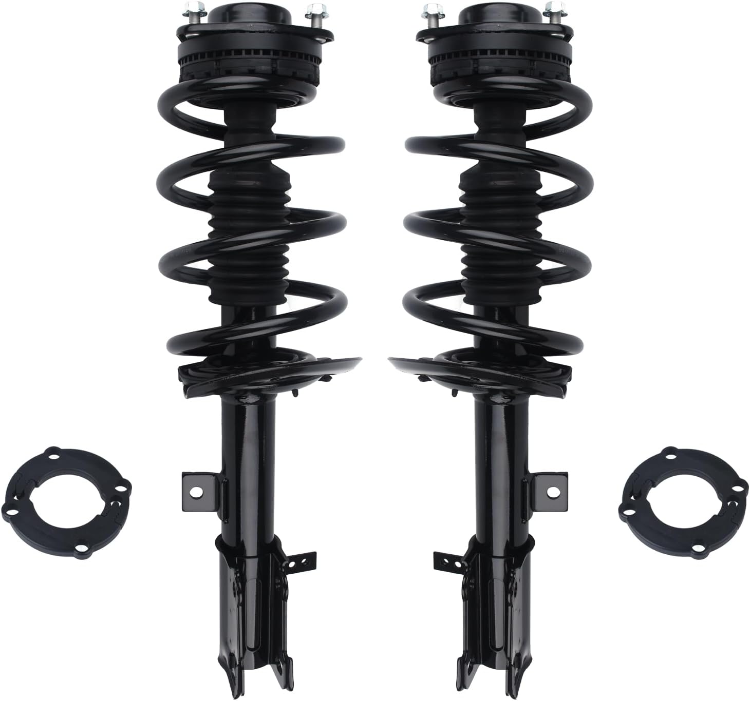 Autoround Front Pair Complete Strut & Coil Spring Assembly Compatible with Dodge Dart 2013 2014 2015 2016, Replace# 272642 272641