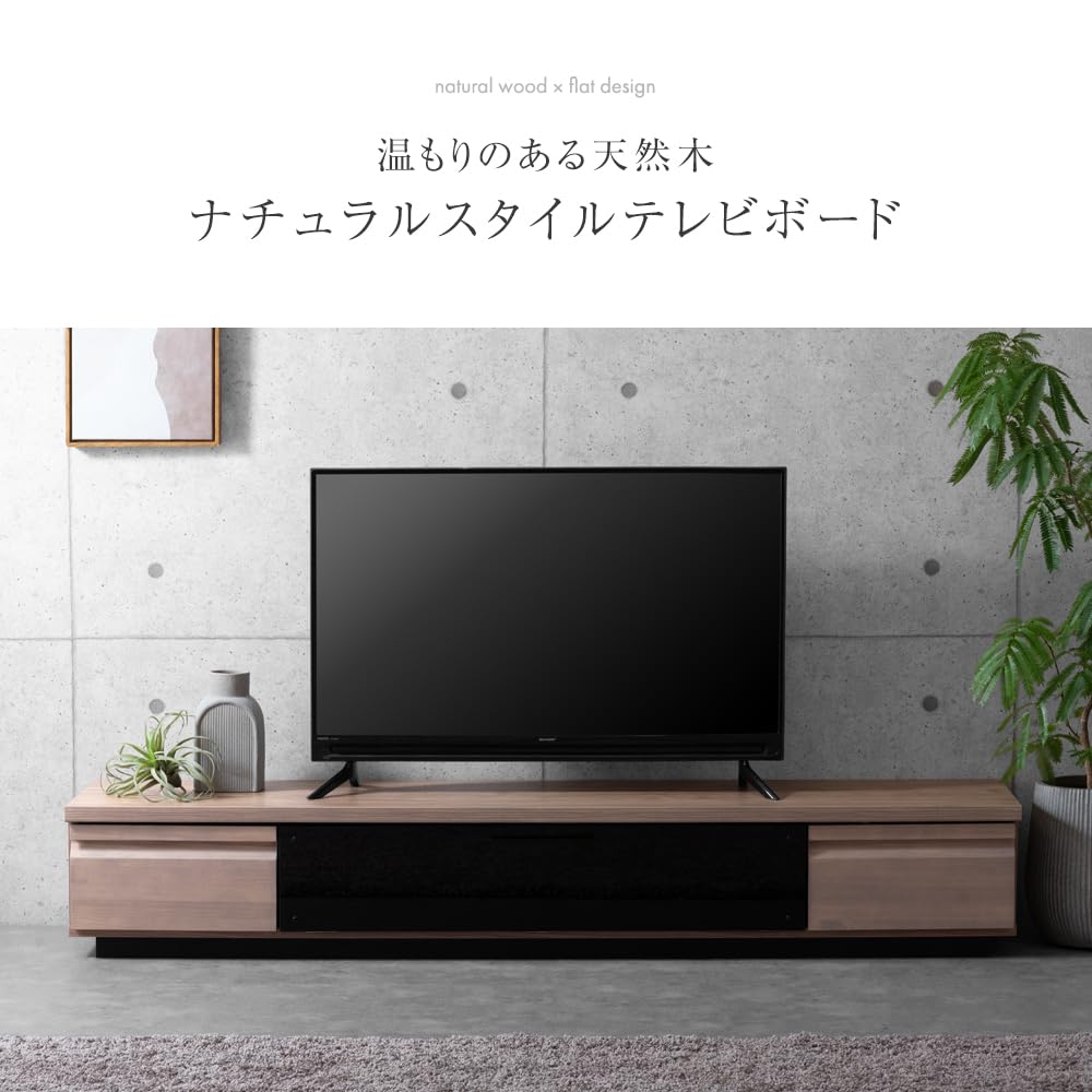 Amazon｜タンスのゲン テレビ台 幅180cm 55型対応 完成品 国産 50