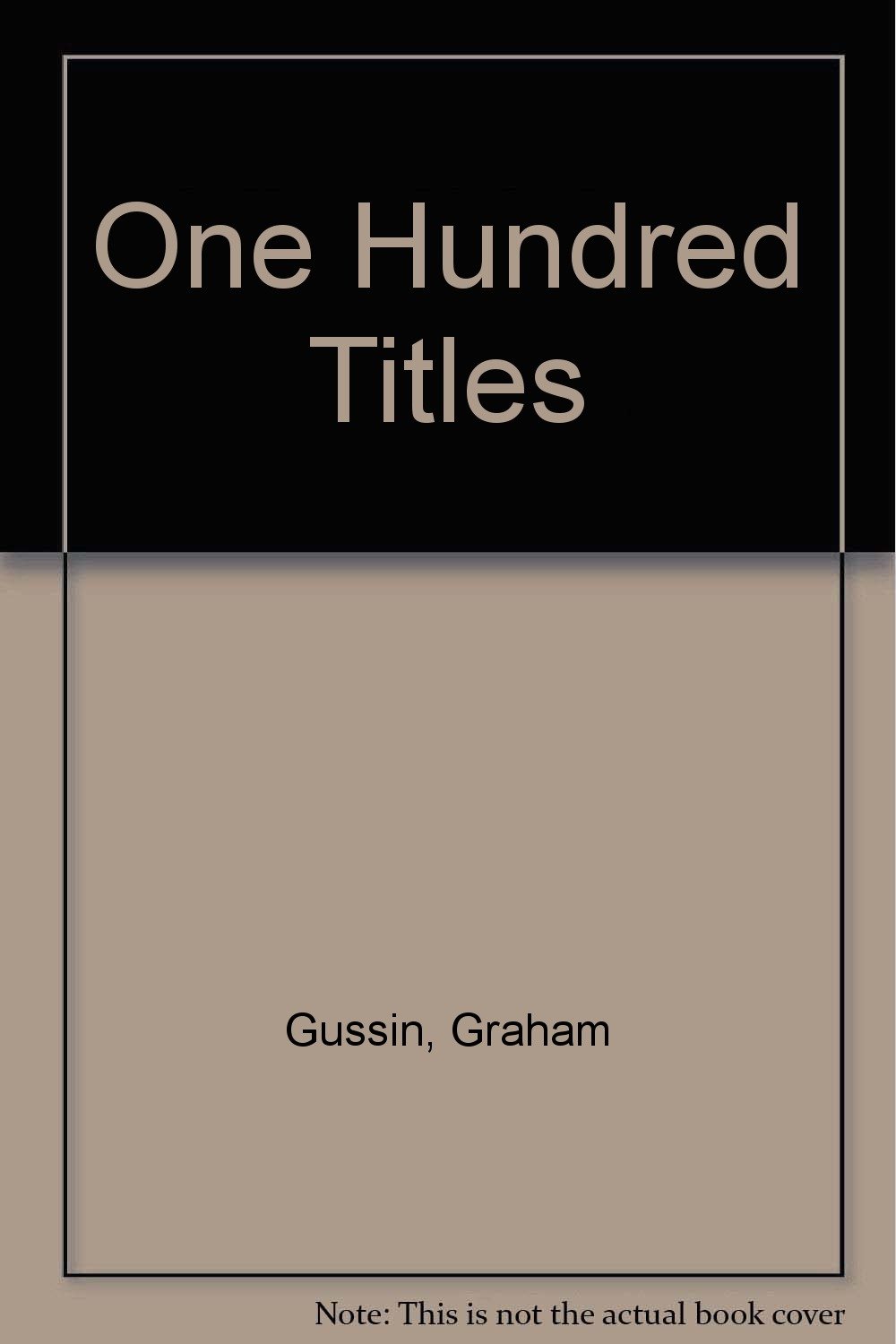 One Hundred Titles